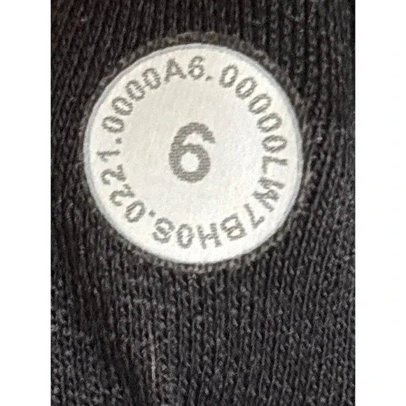 Lululemon Align High Rise Bike Shorts Black Size 6 MORE LIFE‎ Orange Theory - Picture 7 of 7